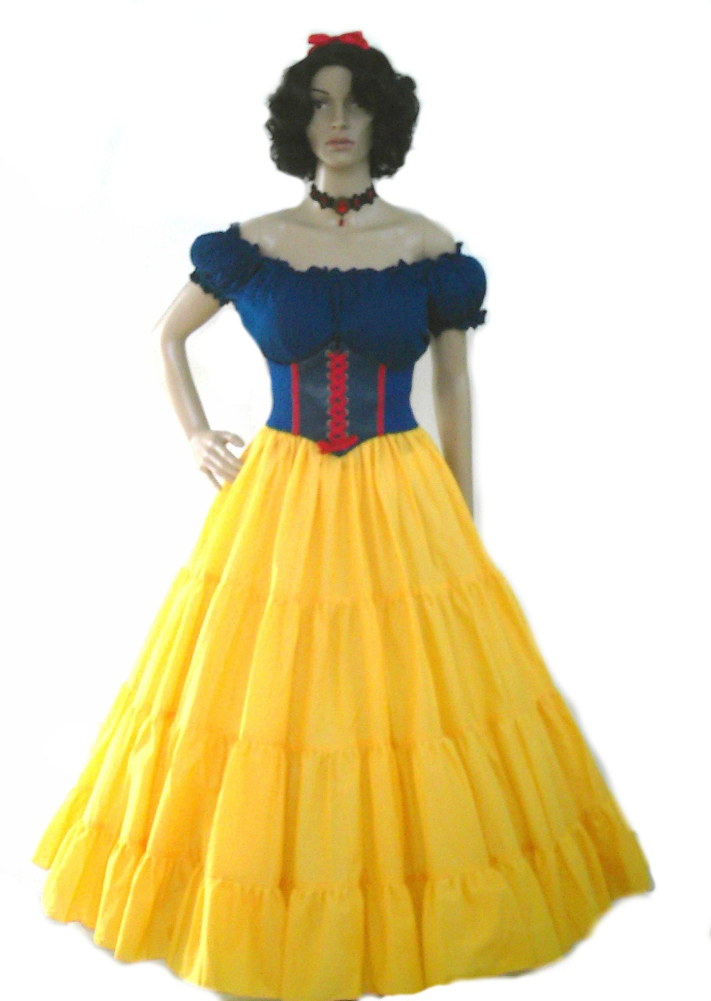 Snow White Inspired Corset Belt Costume Cosplay Halloween Adult Womens