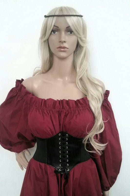 Corset Belt Elvin  XS - 3X Fairy Pixie Goth Under bust Pagan Renaissance Wench Halloween Costume 9 Colors