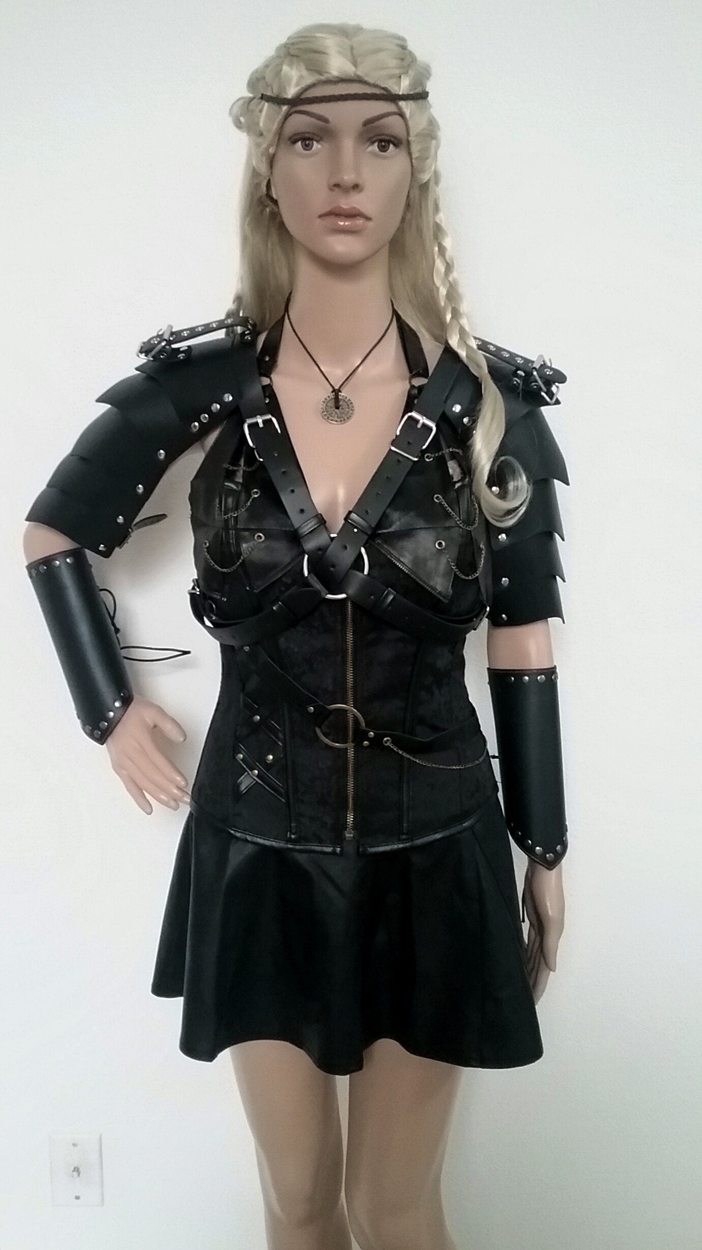 Lagertha Sheilmaiden Dress Warrior Viking Renaissance Armor Corset