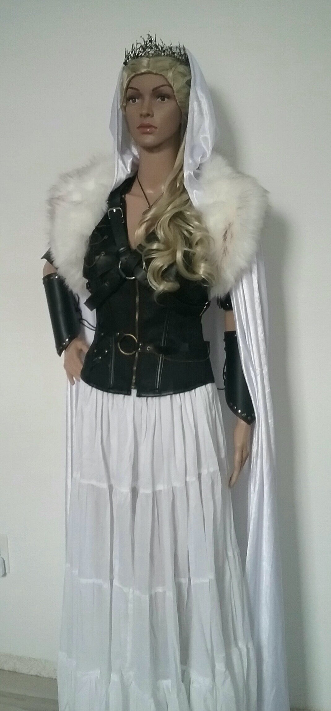Viking  Dress Lagertha Sheilmaiden Warrior Renaissance Costume Armor Corset Wedding