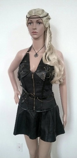 Lagertha Corset Sheilmaiden Warrior Viking Renaissance Fur Capelet Rnaissance Costume Medieval