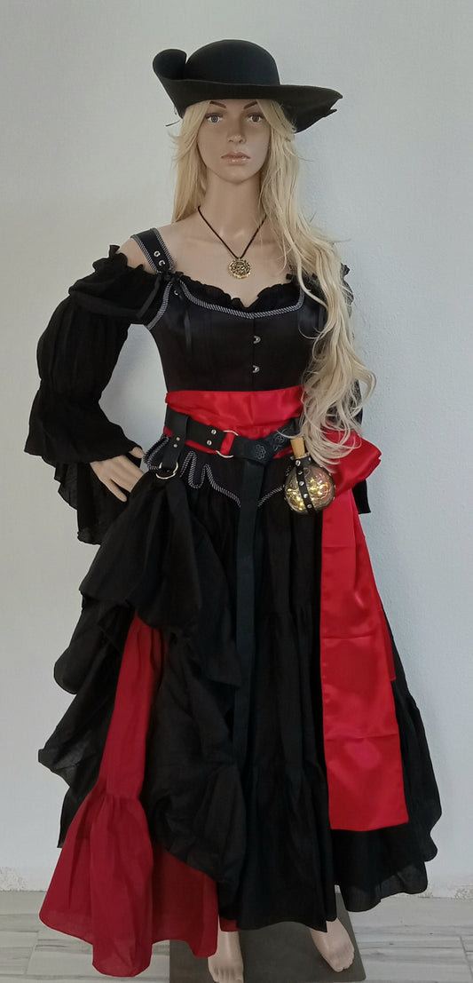Pirate Dress Medieval Renaissance Custom Made Choose Pieces